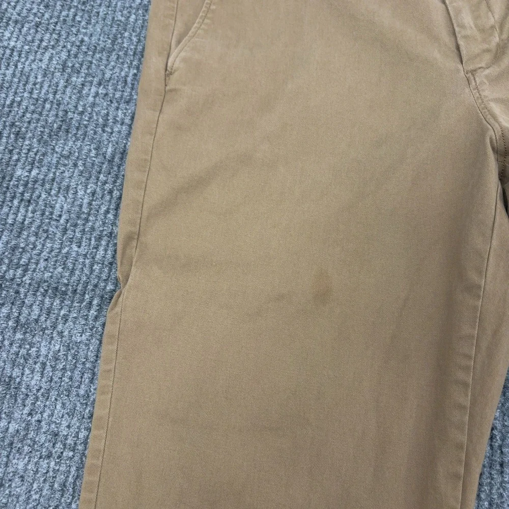 J Crew Pants Mens 32x30 Brown Cotton 770 Straight Chino Casual Classic